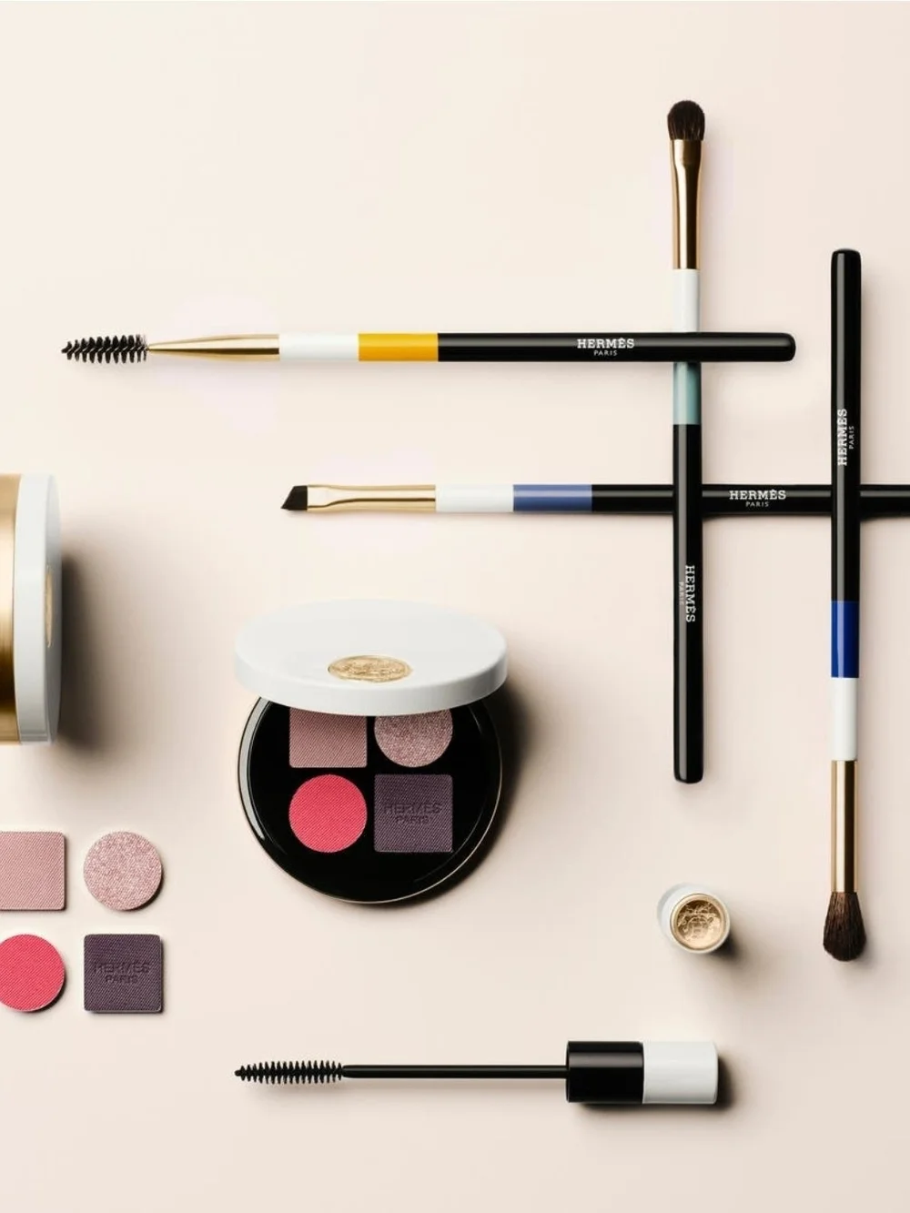 NEW~ Hermès Ombres d'Hermès - Eyeshadow Quartet~ 01 Ombres Pétales